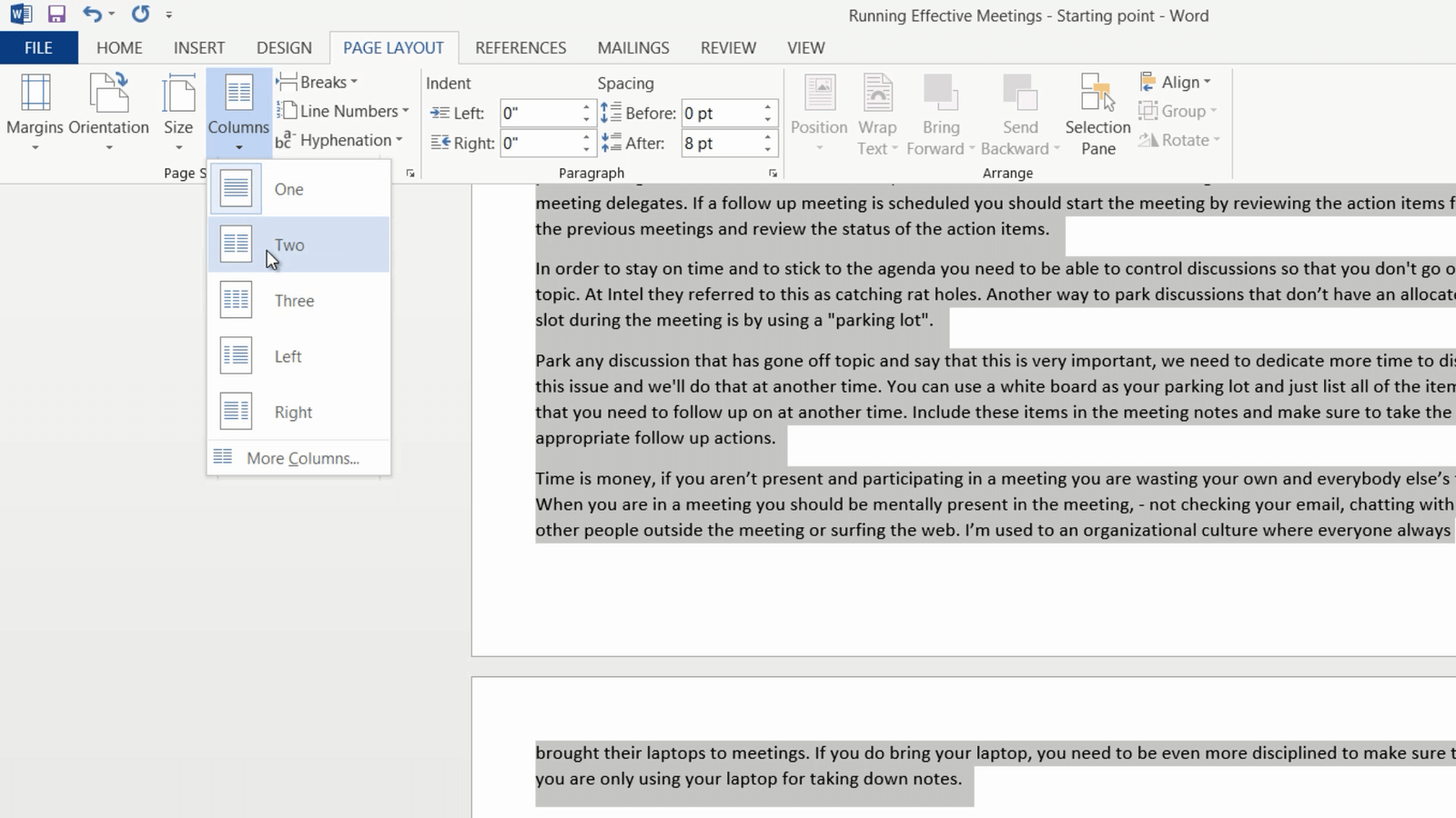 how to move pages in word wherever you want